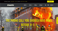 Desktop Screenshot of crownfire.ca